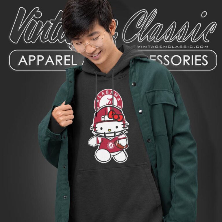 Alabama Crimson Tide Hello Kitty Hoodie Alabama Crimson Tide Hello Kitty Hoodie