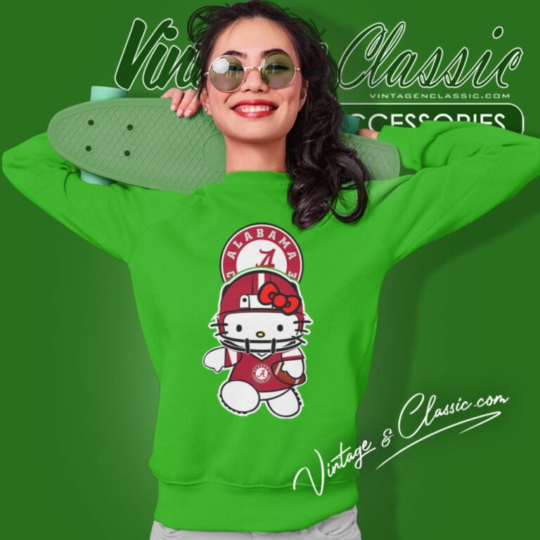 Alabama Crimson Tide Hello Kitty Sweatshirt Alabama Crimson Tide Hello Kitty Sweatshirt