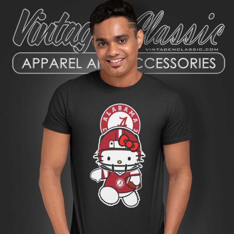 Alabama Crimson Tide Hello Kitty T Shirt Alabama Crimson Tide Hello Kitty T Shirt