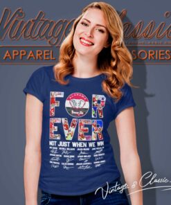 Alabama Crimson Tide Logo Shirt Forever Not Just When We Win Signatures Women TShirt