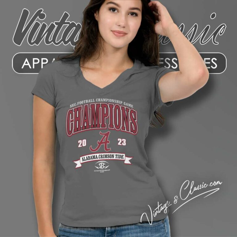Alabama Crimson Tide Sec Champions Shirt Blue 84 Football Conference V Neck TShirt Alabama Crimson Tide Sec Champions Shirt Blue 84 Football Conference V Neck TShirt