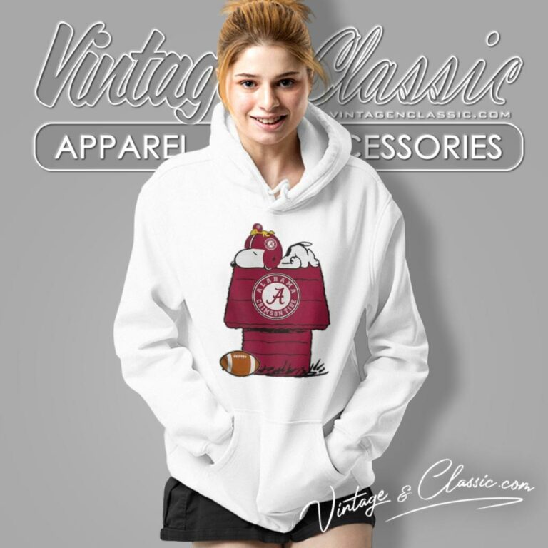 Alabama Crimson Tide Snoopy Woodstock Resting Together Hoodie Alabama Crimson Tide Snoopy Woodstock Resting Together Hoodie
