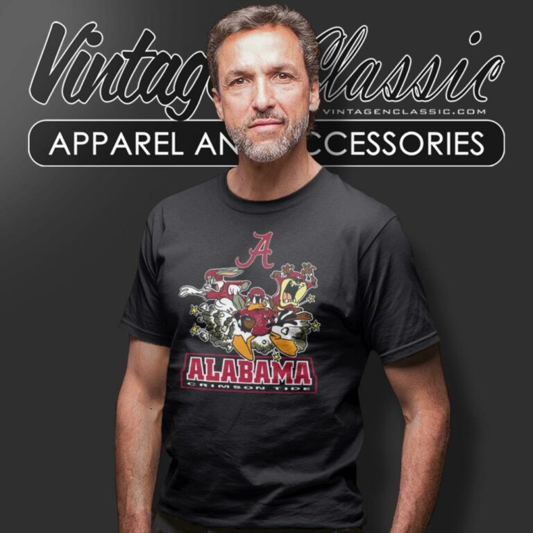 Alabama Crimson Tide The Looney Tunes Football Team T Shirt Alabama Crimson Tide The Looney Tunes Football Team T Shirt