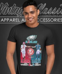 Alabama On Saturdays Eagles On Sundays T Shirt