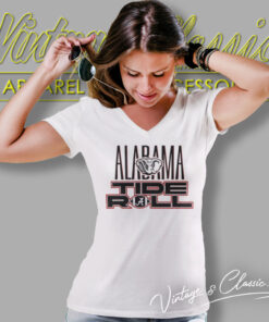 Alabama Roll Tide Mascot Logo 2024 V Neck TShirt