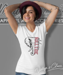 Alabama Roll Tide Mascot Shirt NCAA Football 5 Alabama Roll Tide Mascot Shirt Ncaa Football V Neck TShirt