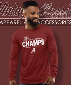 Alabama Sec Championship Shirt Sec Football Conference 2023 Long Sleeve Tee