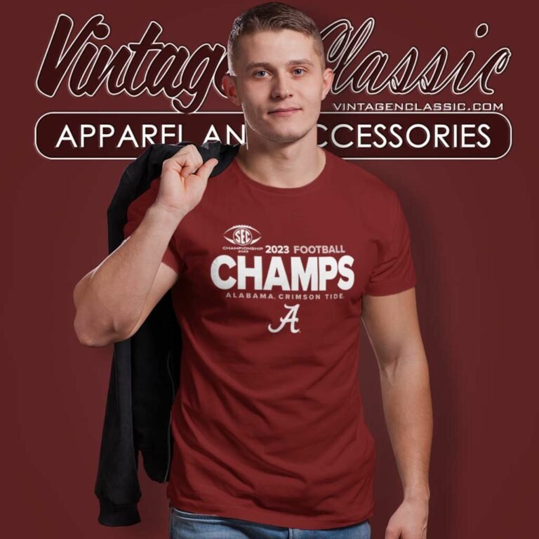 Alabama Sec Championship Shirt Sec Football Conference 2023 T Shirt Alabama Sec Championship Shirt Sec Football Conference 2023 T Shirt