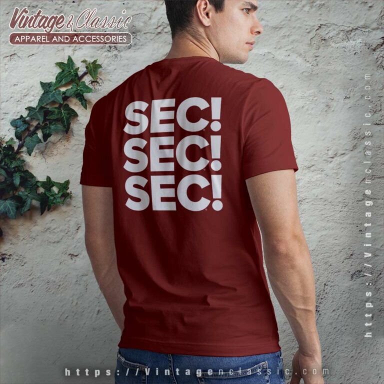 Alabama Sec Championship Shirt Sec Football Conference 2023 T Shirt Back Side Alabama Sec Championship Shirt Sec Football Conference 2023 T Shirt Back Side