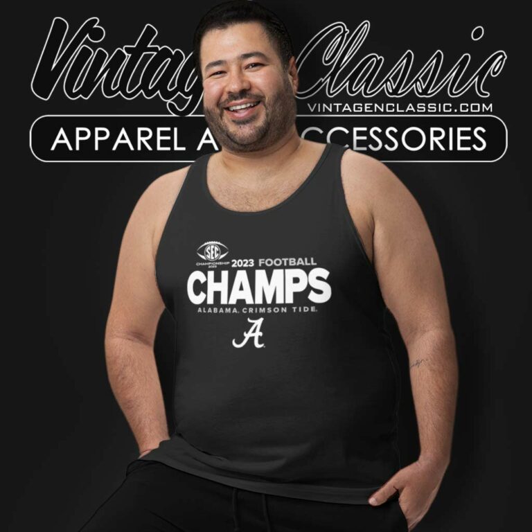 Alabama Sec Championship Shirt Sec Football Conference 2023 Tank Top Racerback Alabama Sec Championship Shirt Sec Football Conference 2023 Tank Top Racerback