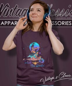 Aladdin New World Aladdin And Jasmine Women TShirt