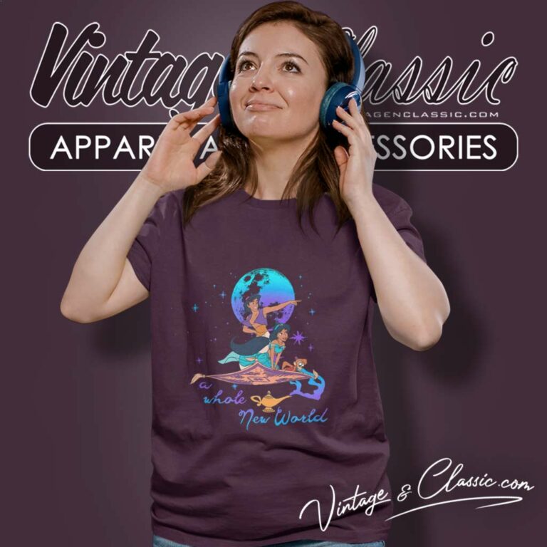 Aladdin New World Aladdin And Jasmine Women TShirt Aladdin New World Aladdin And Jasmine Women TShirt