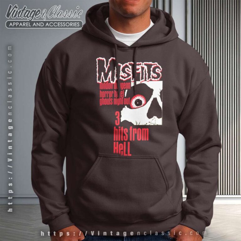 Album 3 Hits From Hell Misfits Hoodie Album 3 Hits From Hell Misfits Hoodie