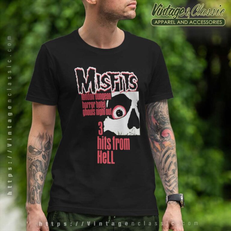Album 3 Hits From Hell Misfits T Shirt Album 3 Hits From Hell Misfits T Shirt