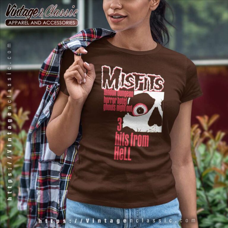 Album 3 Hits From Hell Misfits Women TShirt Album 3 Hits From Hell Misfits Women TShirt
