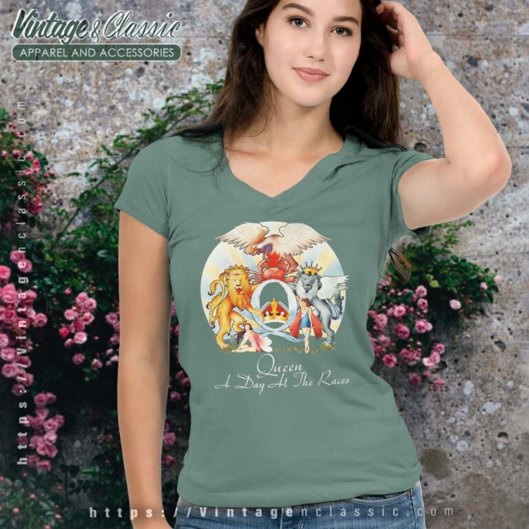 Album A Day At The Races Queen Vneck Album A Day At The Races Queen Vneck