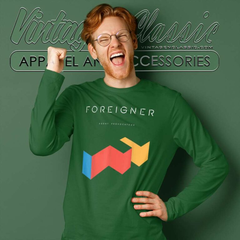 Album Agent Provocateur Foreigner Long Sleeve Tee Album Agent Provocateur Foreigner Long Sleeve Tee
