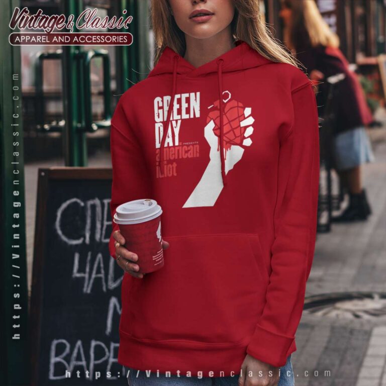 Album American Idiot Green Day Hoodie Album American Idiot Green Day Hoodie
