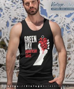 Album American Idiot Green Day Tank Top Racerback