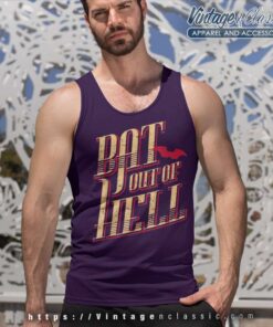Album Bat Out Of Hell Lyric Meat Loaf Tank Top Racerback