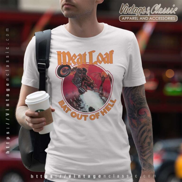 Album Bat Out Of Hell Meat Loaf T Shirt Album Bat Out Of Hell Meat Loaf T Shirt