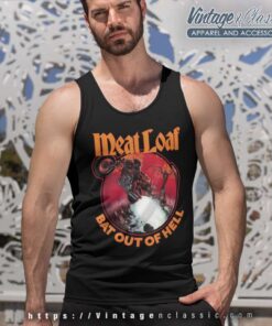 Album Bat Out Of Hell Meat Loaf Tank Top Racerback