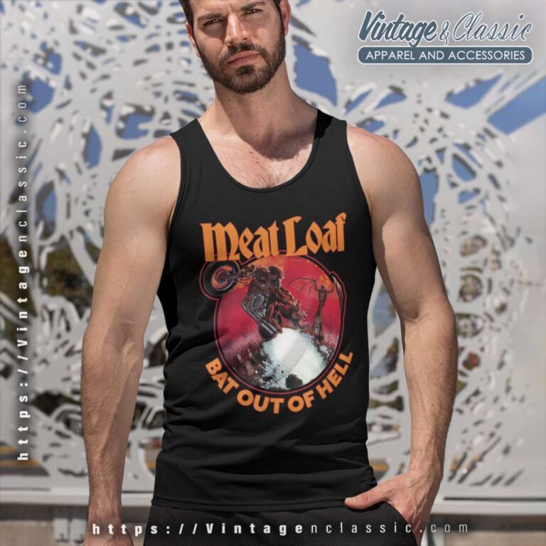 Album Bat Out Of Hell Meat Loaf Tank Top Racerback Album Bat Out Of Hell Meat Loaf Tank Top Racerback