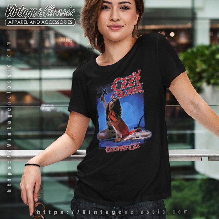 Album Blizzard Of Ozz Cover Ozzy Osbourne Shirt Album Blizzard Of Ozz Cover Ozzy Osbourne Shirt