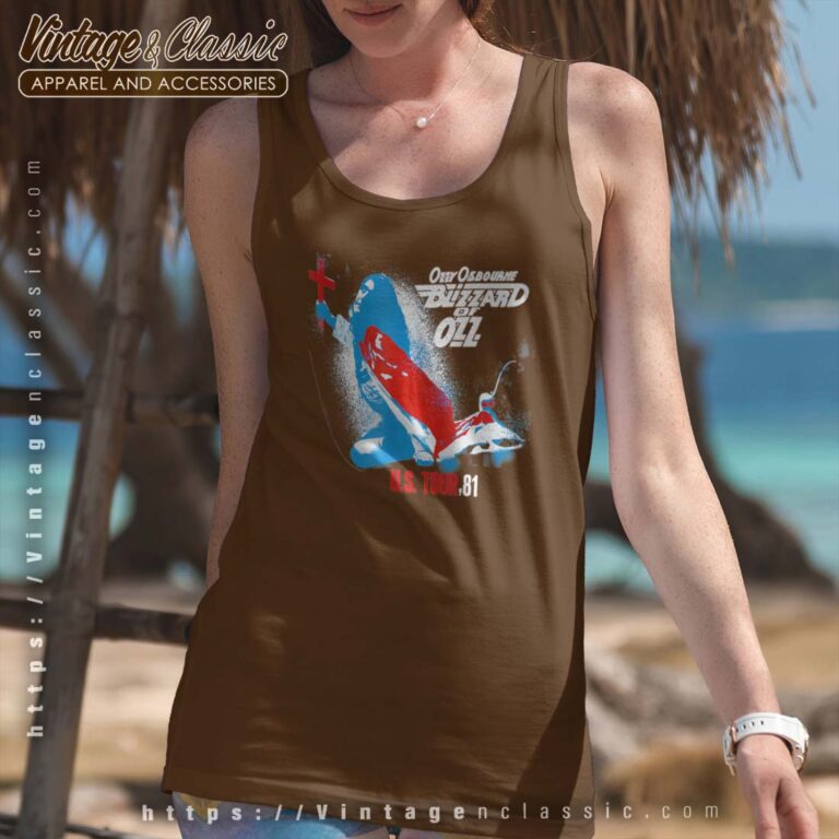 Album Blizzard Of Ozz Ozzy Osbourne Tanktop Album Blizzard Of Ozz Ozzy Osbourne Tanktop