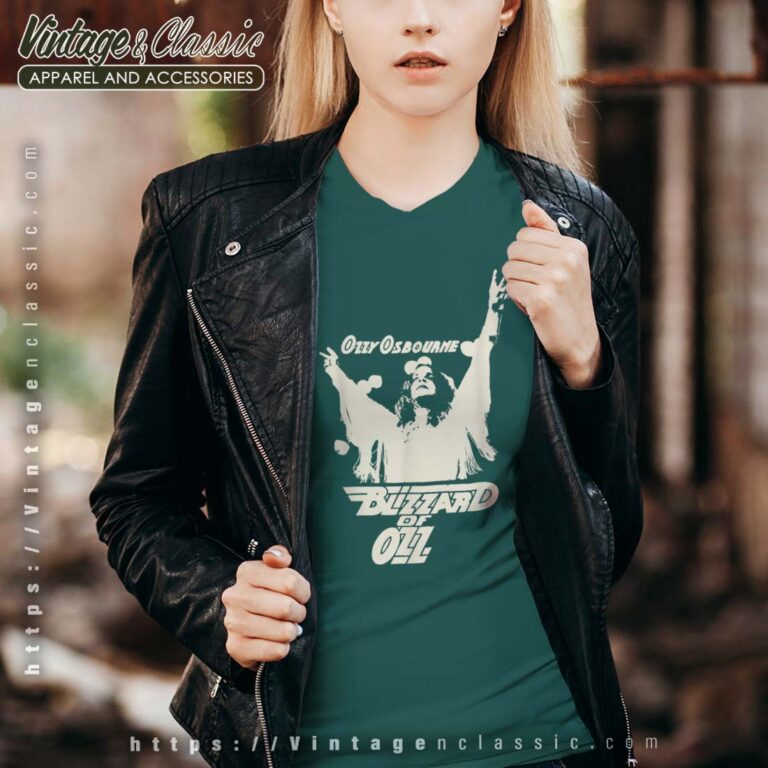 Album Blizzard Of Ozz Peace Ozzy Osbourne Vneck Album Blizzard Of Ozz Peace Ozzy Osbourne Vneck