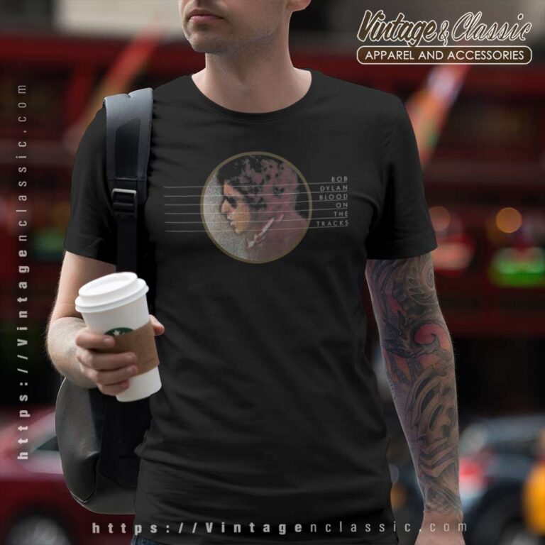 Album Blood On The Tracks Bob Dylan T Shirt Album Blood On The Tracks Bob Dylan T Shirt