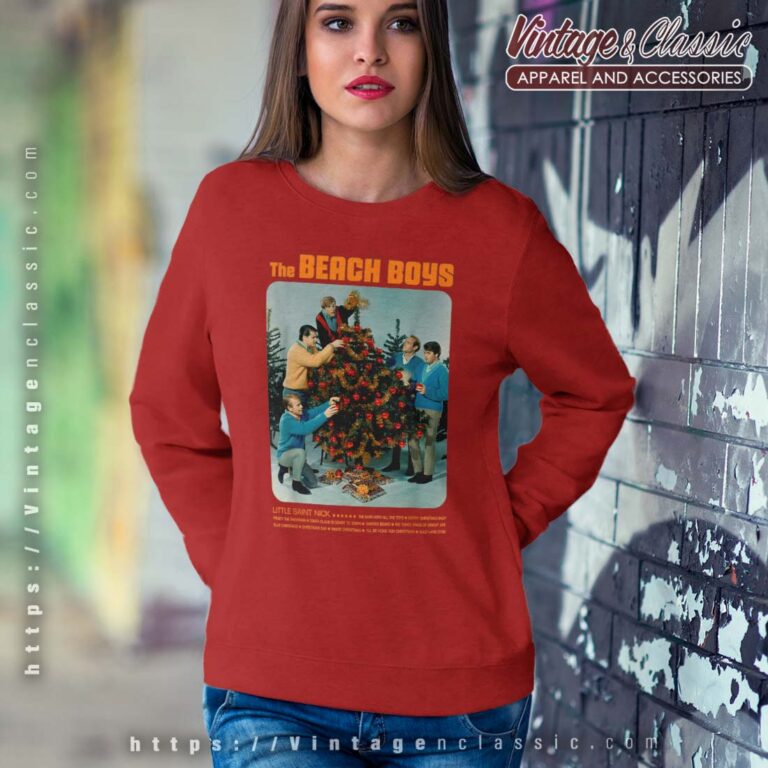 Album Christmas Beach Boys Sweatshirt Album Christmas Beach Boys Sweatshirt