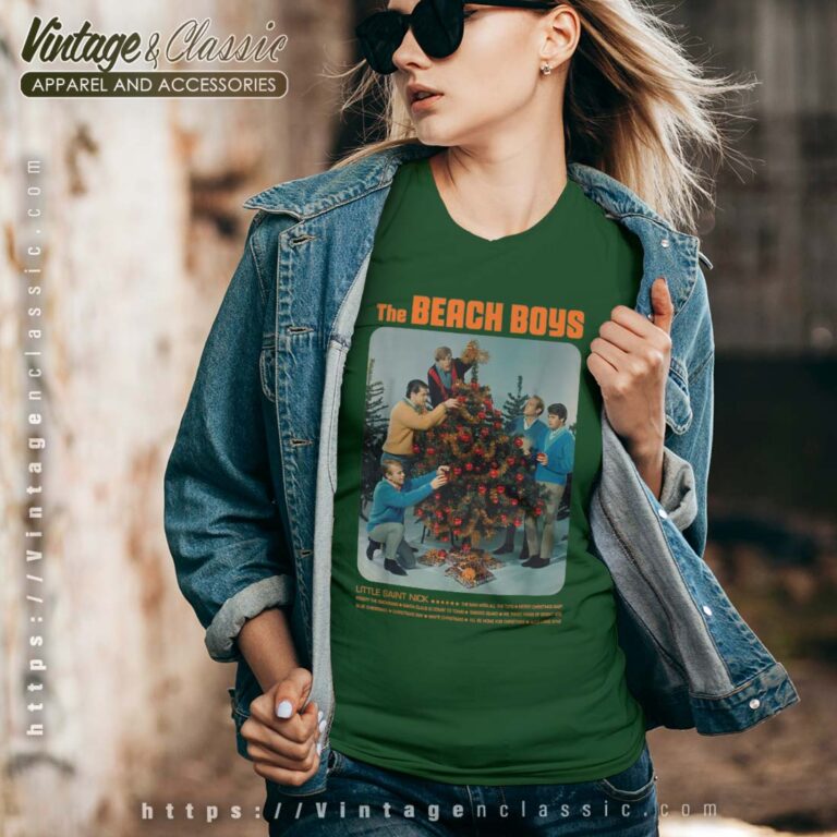 Album Christmas Beach Boys Vneck Album Christmas Beach Boys Vneck