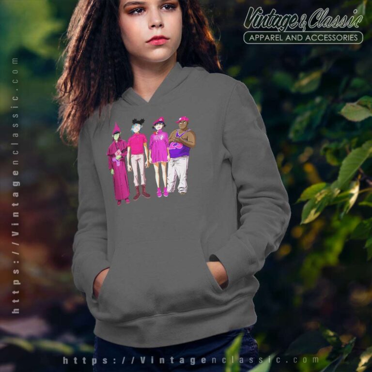 Album Cracker Island Group Gorillaz Hoodie Album Cracker Island Group Gorillaz Hoodie