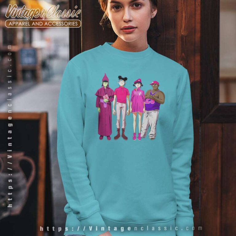 Album Cracker Island Group Gorillaz Sweatshirt Album Cracker Island Group Gorillaz Sweatshirt