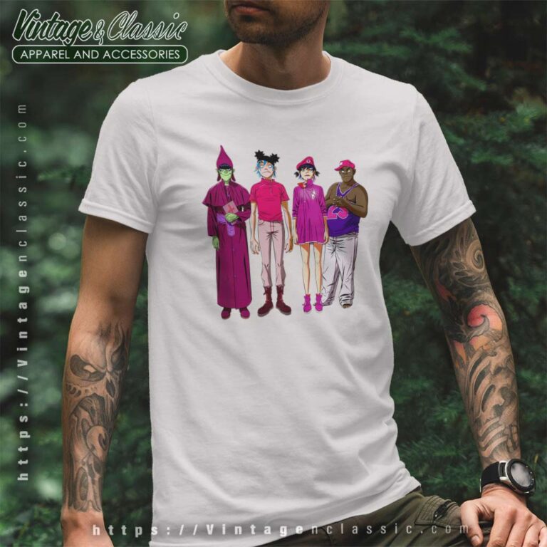 Album Cracker Island Group Gorillaz T Shirt Album Cracker Island Group Gorillaz T Shirt