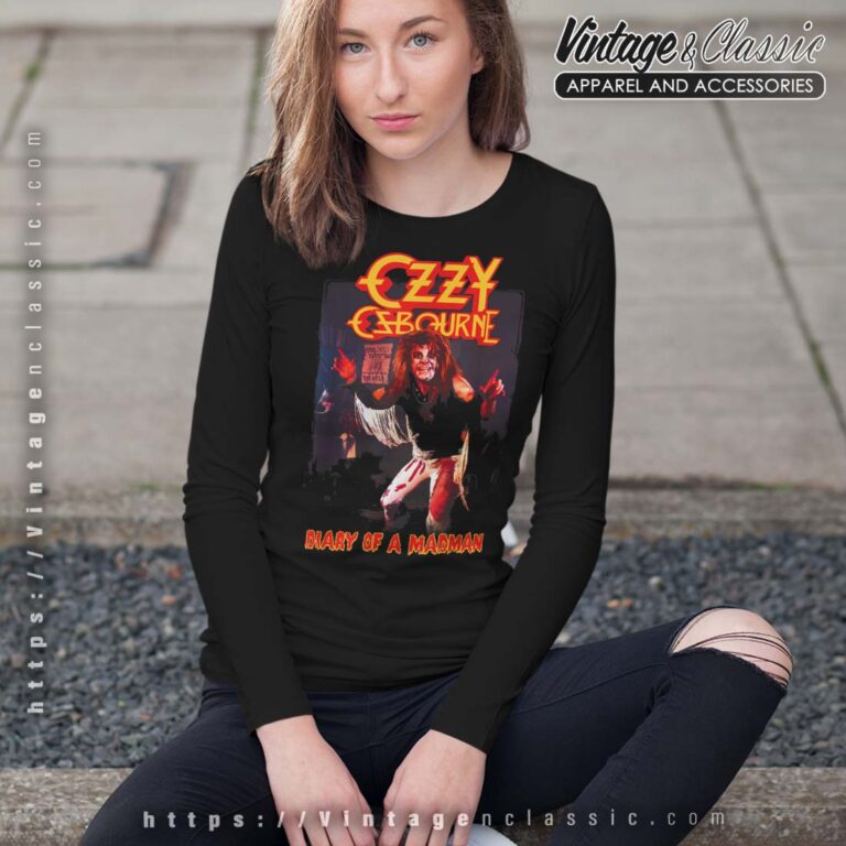 Album Diary Of A Madman Ozzy Osbourne Longsleeves Album Diary Of A Madman Ozzy Osbourne Longsleeves