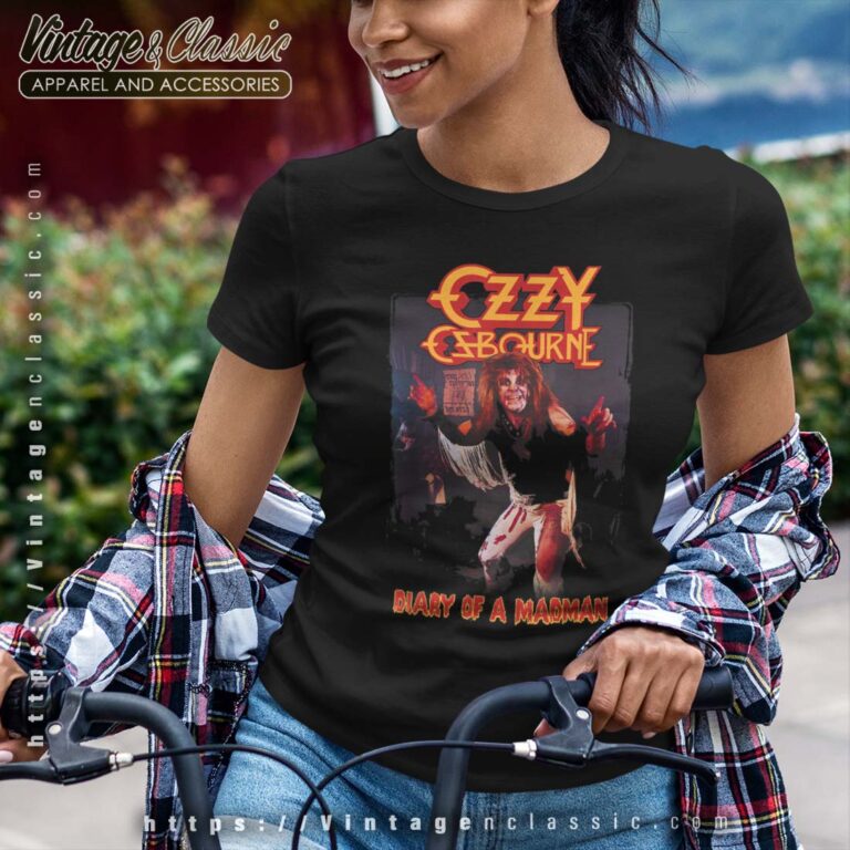 Album Diary Of A Madman Ozzy Osbourne Tshirt Album Diary Of A Madman Ozzy Osbourne Tshirt