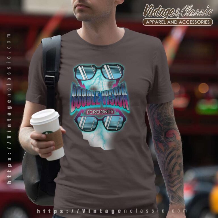 Album Double Vision Foreigner T Shirt Album Double Vision Foreigner T Shirt