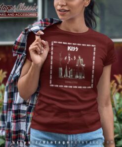 Album Dressed To Kill Kiss Shirt 7 Album Dressed To Kill Kiss Women TShirt