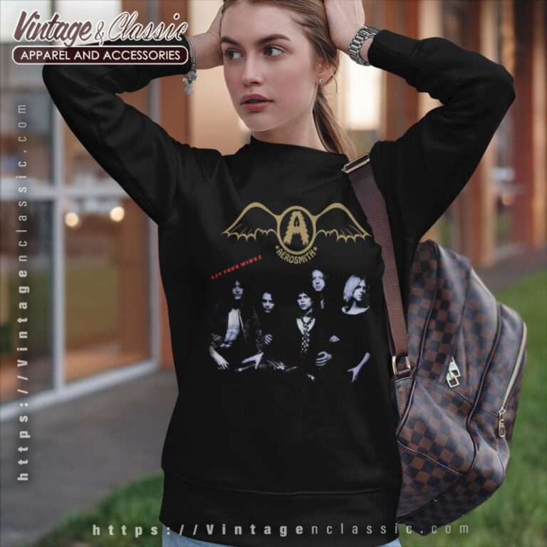 Album Get Your Wings Aerosmith Sweatshirt Album Get Your Wings Aerosmith Sweatshirt