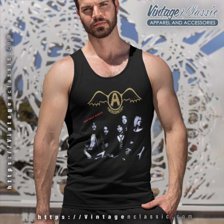 Album Get Your Wings Aerosmith Tank Top Racerback Album Get Your Wings Aerosmith Tank Top Racerback