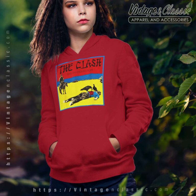 Album Give em Enough Rope The Clash Hoodie Album Give em Enough Rope The Clash Hoodie