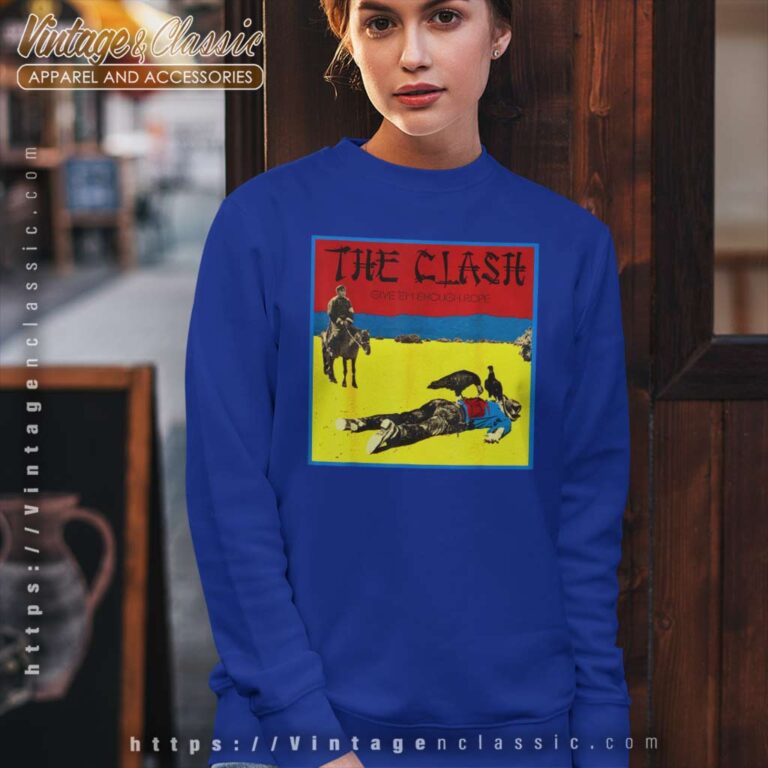 Album Give em Enough Rope The Clash Sweatshirt Album Give em Enough Rope The Clash Sweatshirt