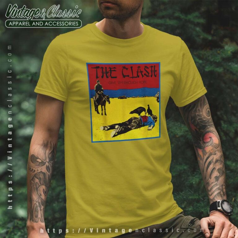 Album Give em Enough Rope The Clash T Shirt Album Give em Enough Rope The Clash T Shirt