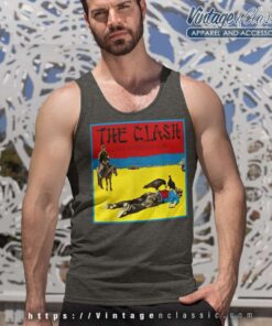 Album Give em Enough Rope The Clash Tank Top Racerback