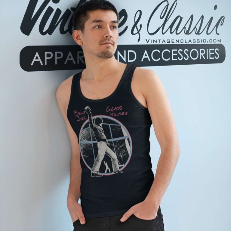 Album Glass Houses Billy Joel Tank Top Racerback Album Glass Houses Billy Joel Tank Top Racerback