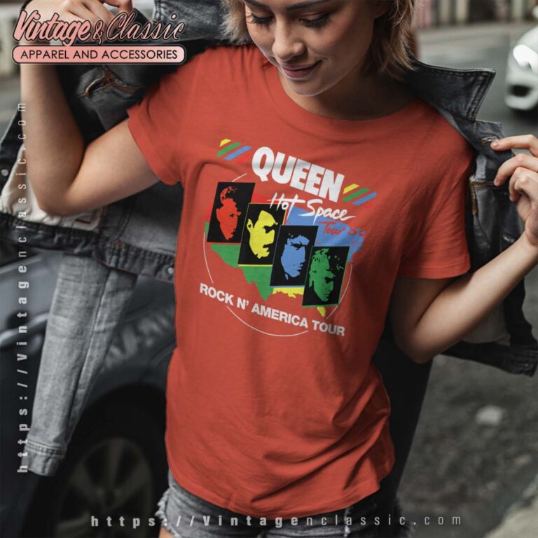 Album Hot Space Queen Tshirt Album Hot Space Queen Tshirt