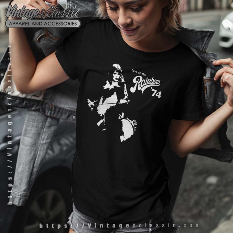 Album Live At The Rainbow 74 Freddie Queen Tshirt Album Live At The Rainbow 74 Freddie Queen Tshirt