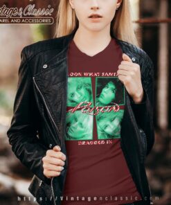 Album Look What Santa Dragged In Poison Vneck
